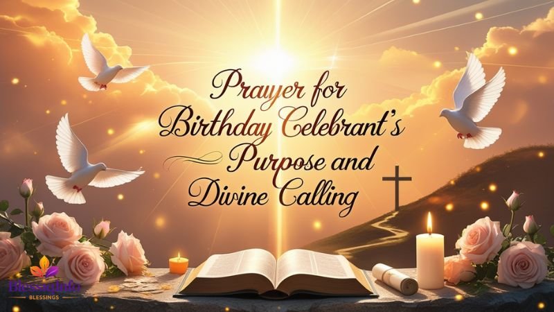 Prayer For Birthday Celebrant’s Purpose And Divine Calling