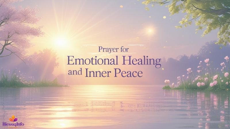 Prayer for Emotional Healing and Inner Peace