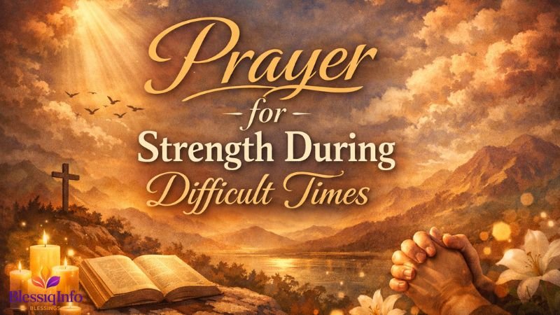 Prayer for Strength During Difficult Times