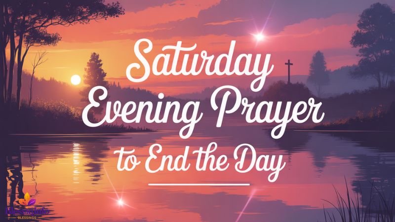 Saturday Evening Prayer to End the Day