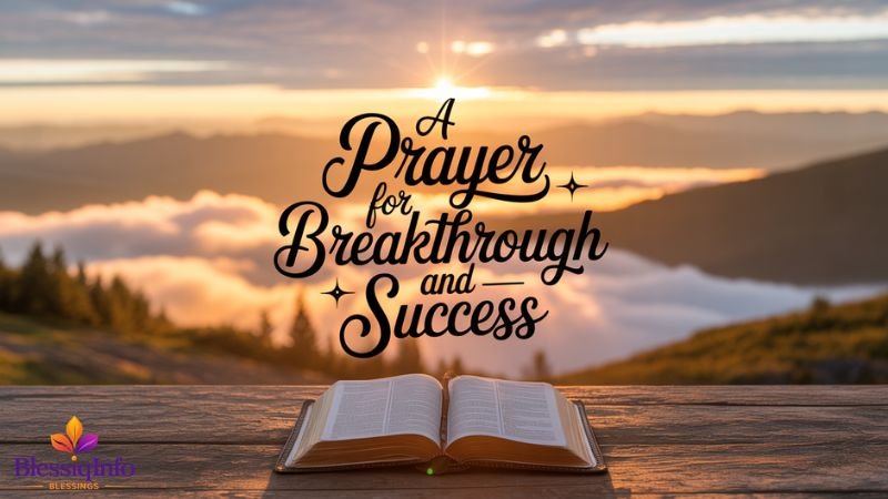 A Prayer for Breakthrough and Success