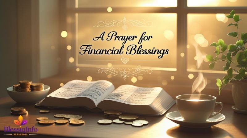 A Prayer for Financial Blessings
