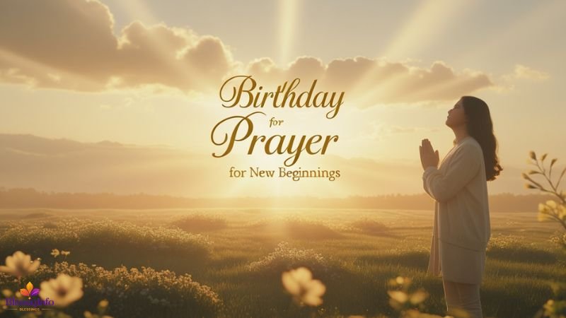 Birthday Prayer for New Beginnings