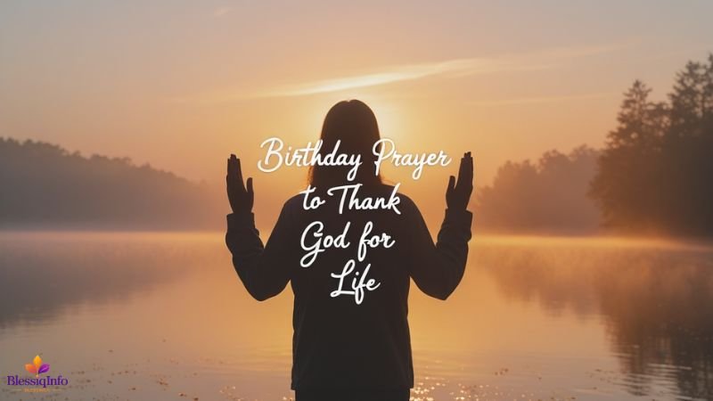 Birthday Prayer to Thank God for Life