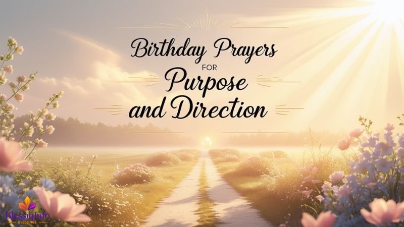 Birthday Prayers for Purpose and Direction