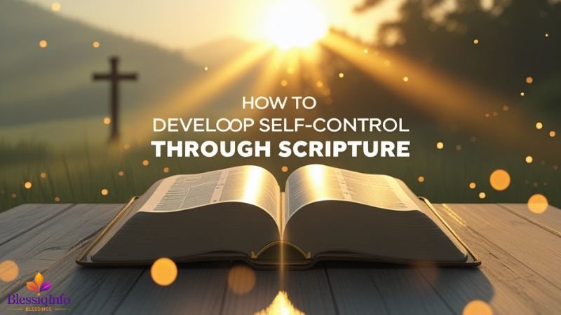 How to Develop Self-Control Through Scripture