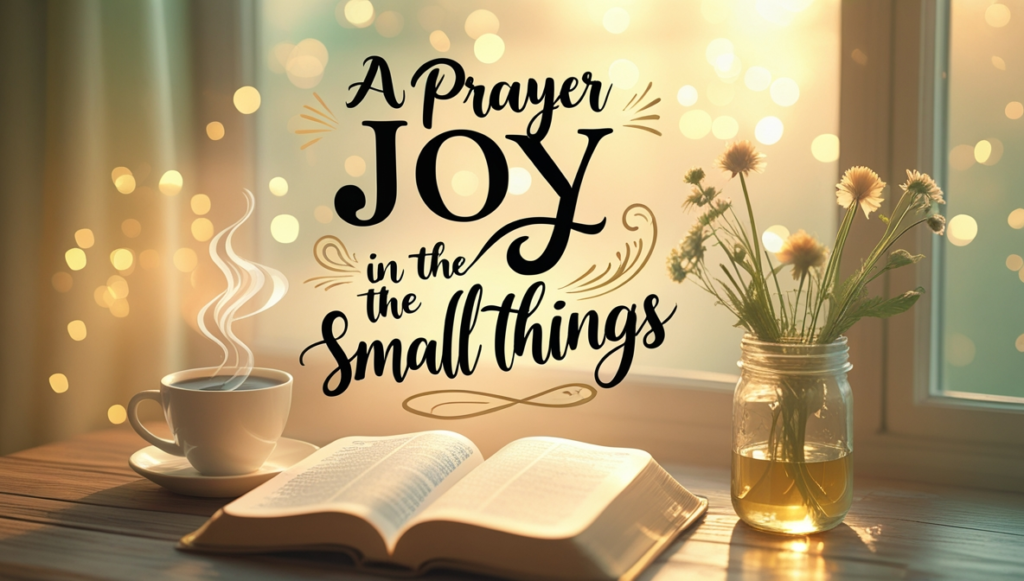 A Prayer for Joy in the Small Things