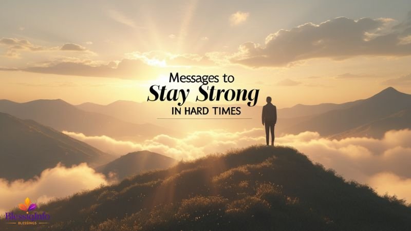 Messages to Stay Strong in Hard Times