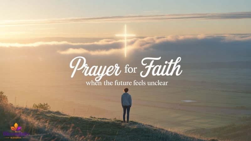 Prayer for Faith When the Future Feels Unclear