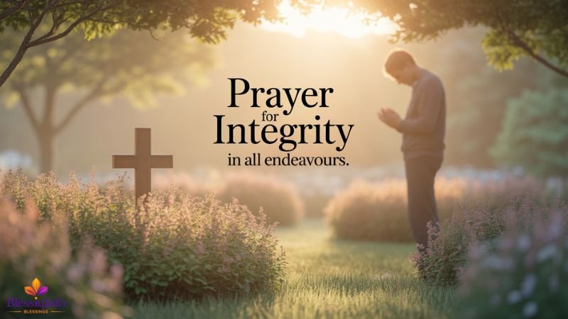 Prayer for Integrity in All Endeavours