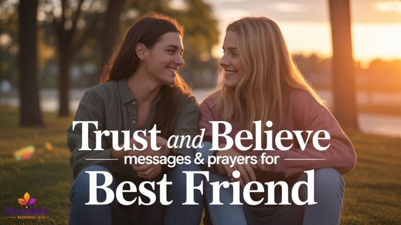 Trust and Believe Messages & Prayers for Best Friend