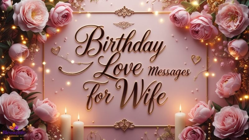 Birthday Love Messages for Wife
