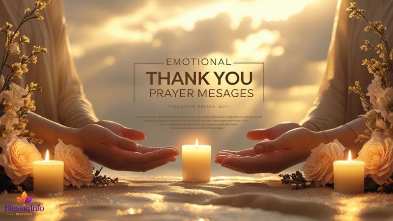 Emotional Thank You Prayer Messages