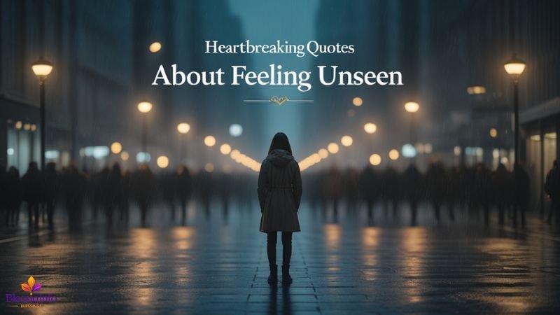 Heartbreaking Quotes About Feeling Unseen