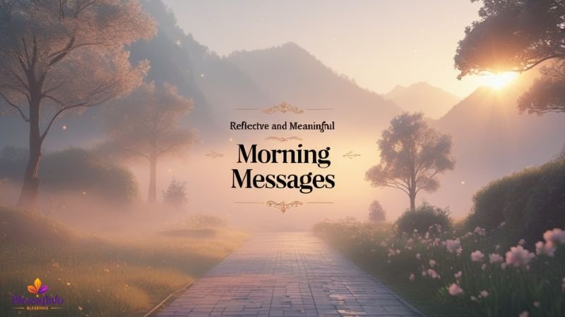 Reflective and Meaningful Morning Messages