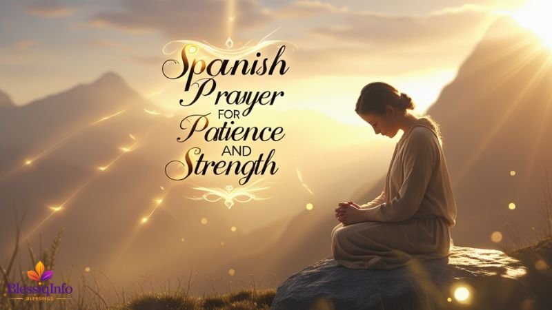 Spanish Prayer for Patience and Strength