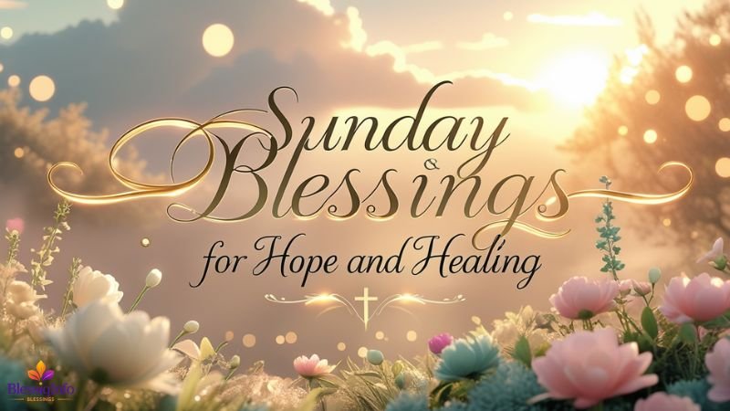 Sunday Blessings for Hope and Healing