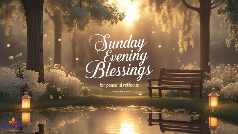Sunday Evening Blessings for Peaceful Reflection
