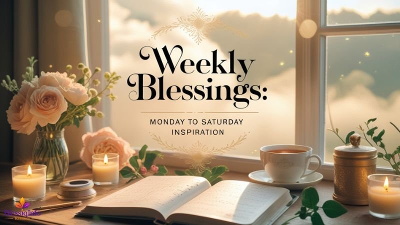 Weekly Blessings: Monday to Saturday Inspiration