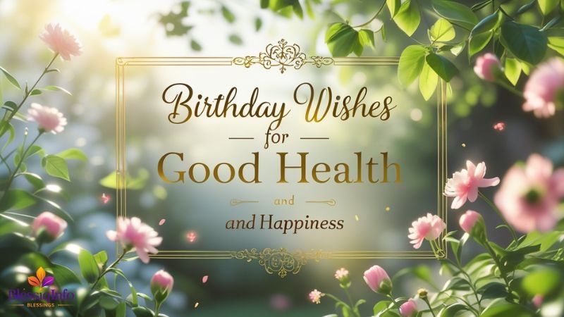 BIRTHDAY Wishes for Good Health and Happiness 
