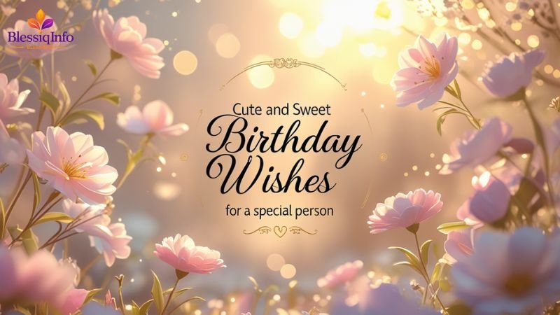 Cute and Sweet Birthday Wishes for a Special Person