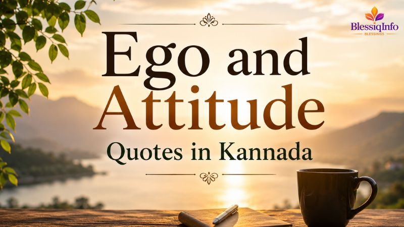 Ego and Attitude Quotes in Kannada