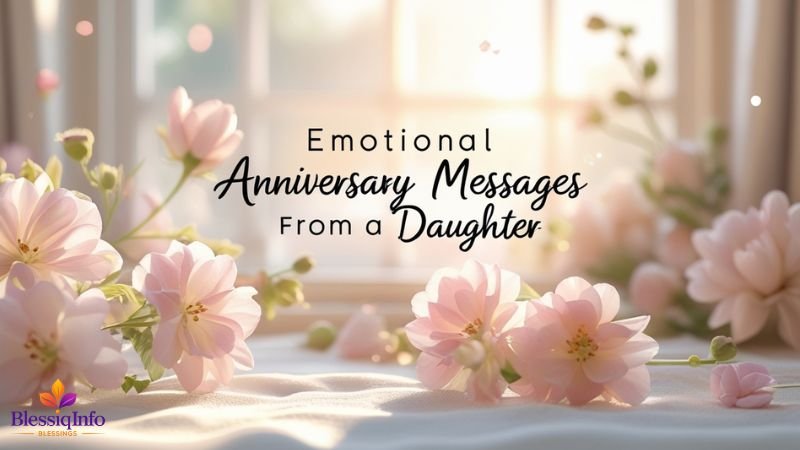 Emotional Anniversary Messages from a Daughter