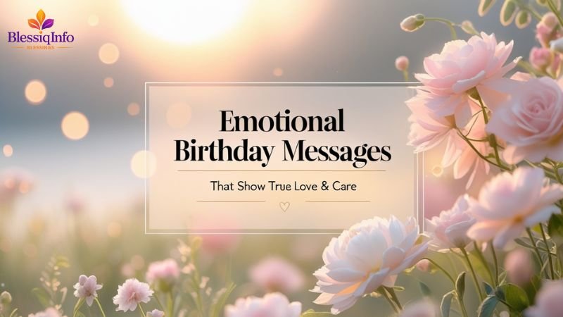 Emotional Birthday Messages That Show True Love & Care