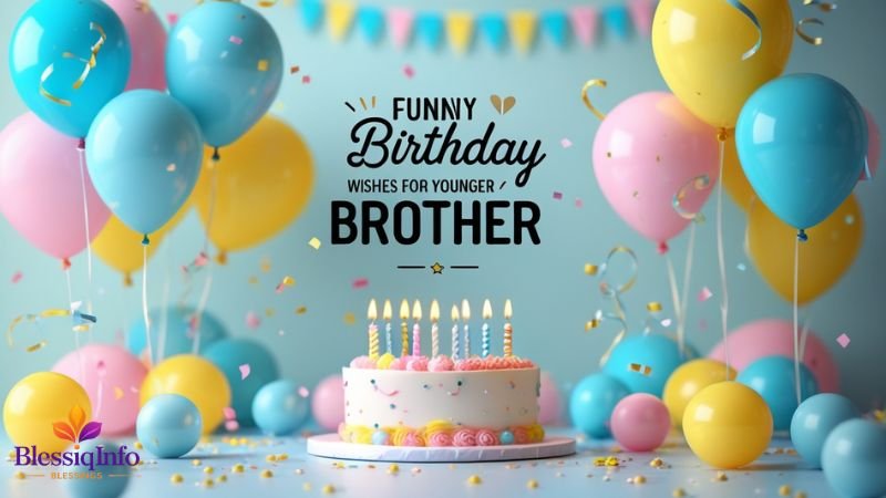 Funny Birthday Wishes for Younger Brother