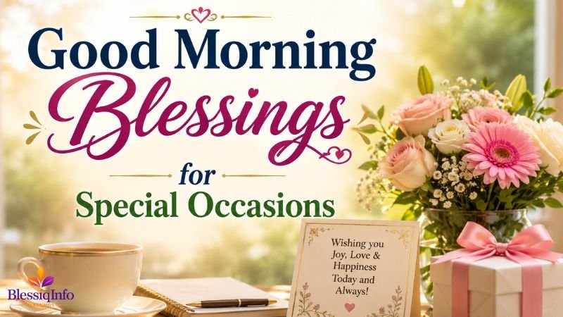 Good Morning Blessings for Special Occasions