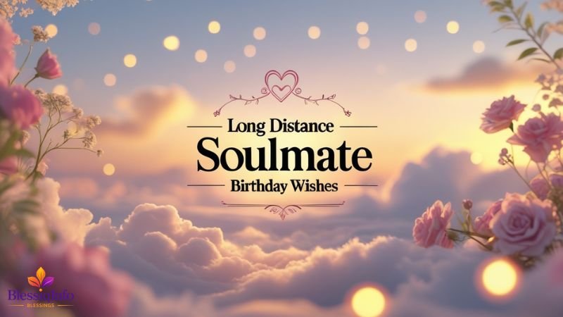 Long Distance Soulmate Birthday Wishes