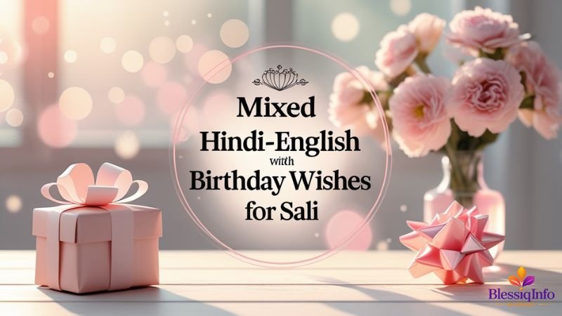 Mixed Hindi-English Birthday Wishes for Sali