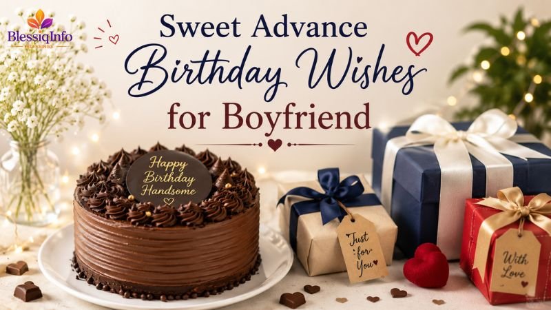 Sweet Advance Birthday Wishes for Boyfriend