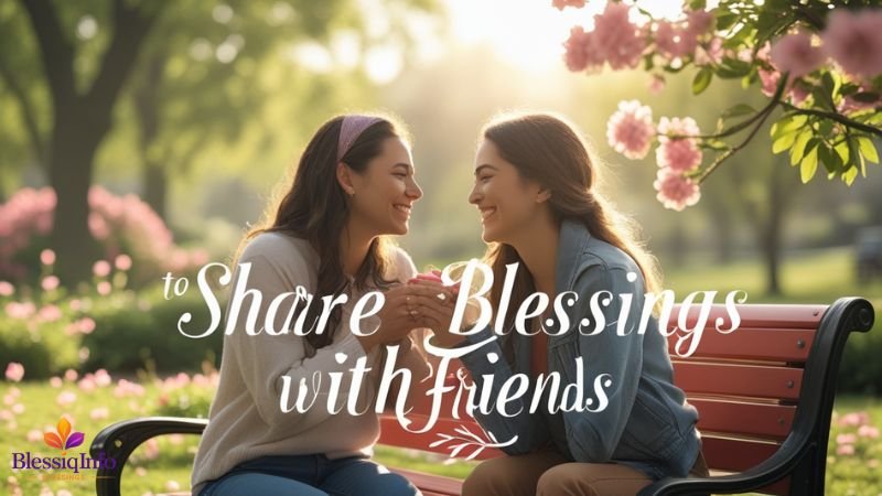 Ways to Share Blessings with Friends