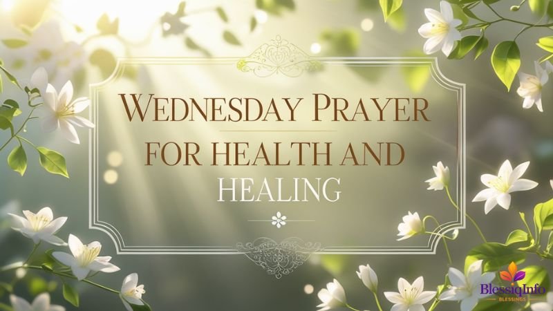 Wednesday Prayer for Health and Healing