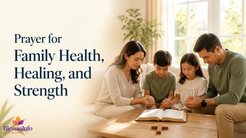 Prayer for Family Health, Healing, and Strength