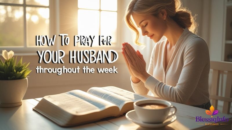 How to Pray for Your Husband Throughout the Week