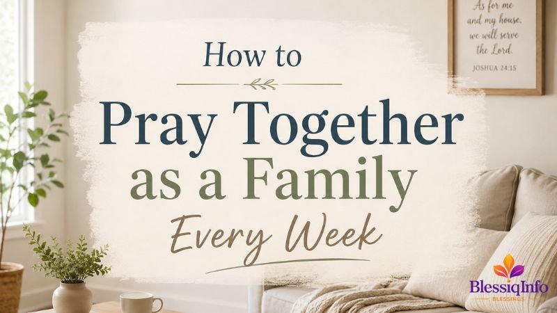 How to Pray Together as a Family Every Week