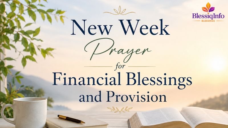 New Week Prayer for Financial Blessings and Provision