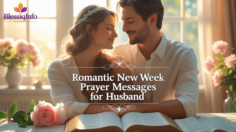 Romantic New Week Prayer Messages for Husband
