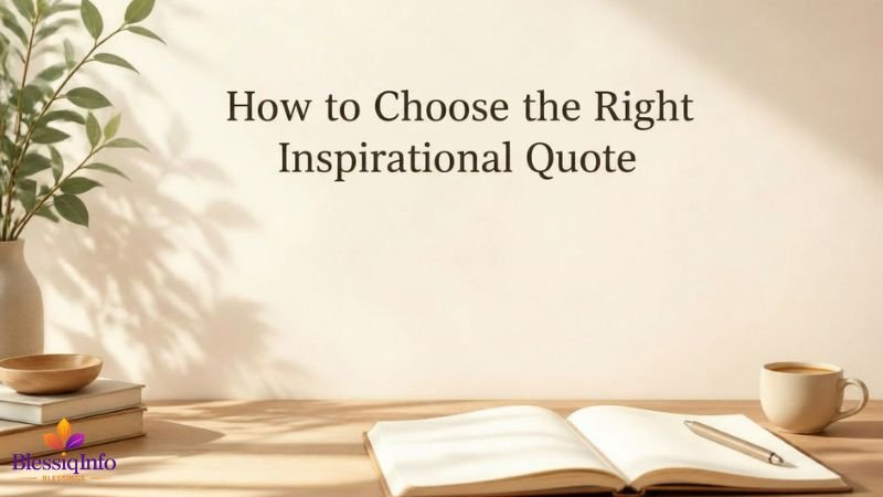 How to Choose the Right Inspirational Quote