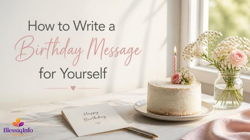 How to Write a Birthday Message for Yourself