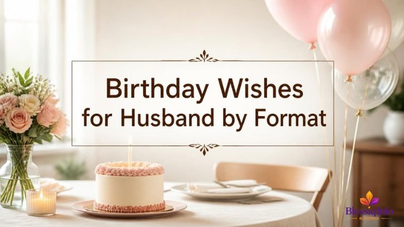 Birthday Wishes for Husband by Format