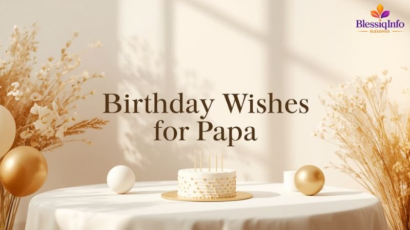 Birthday Wishes for Papa