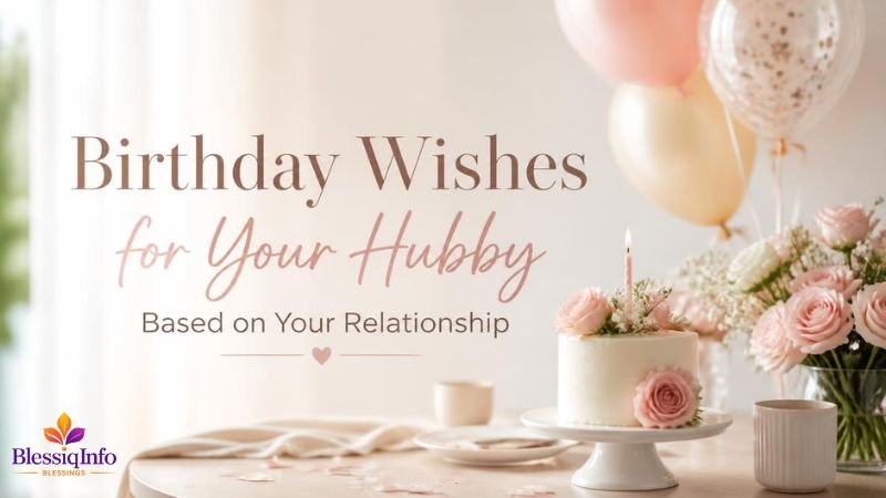Birthday Wishes for Your Hubby Based on Your Relationship