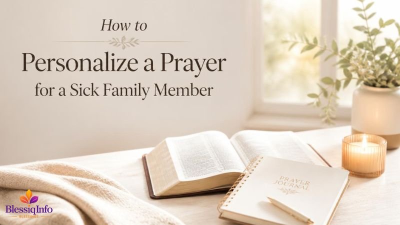 How to Personalize a Prayer for a Sick Family Member