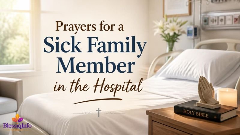 Prayers for a Sick Family Member in the Hospital