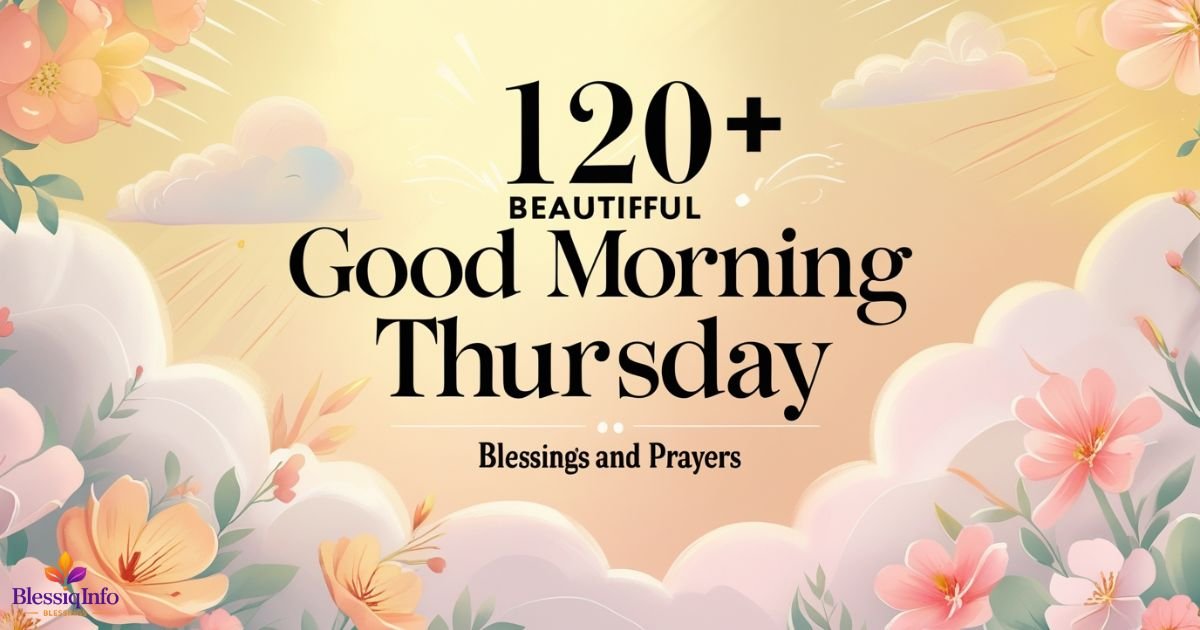120+ Beautiful Good Morning Thursday Blessings And Prayers