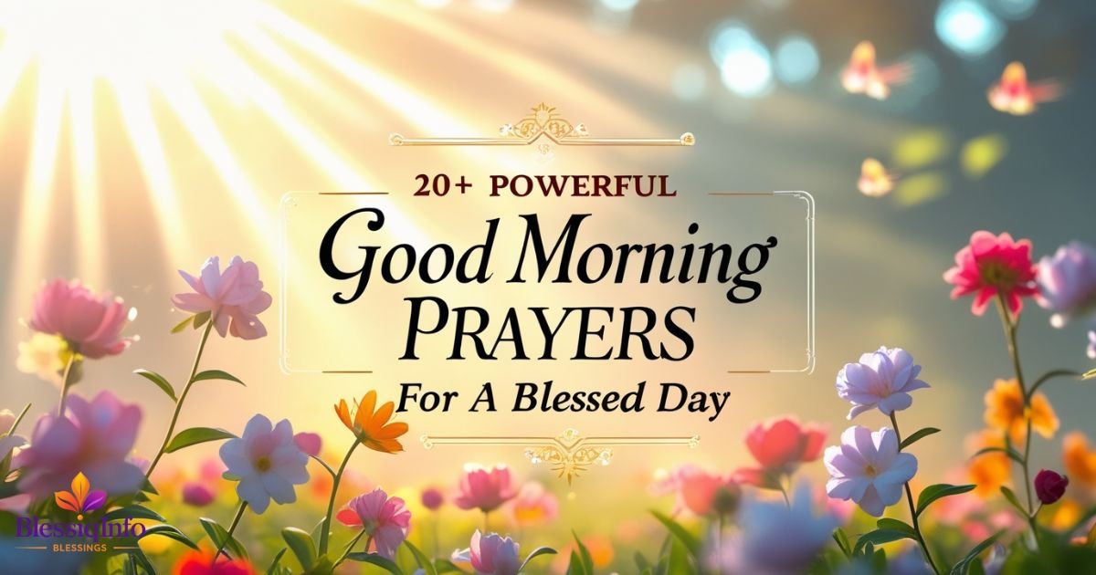 20+ Powerful Good Morning Prayers for a Blessed Day
