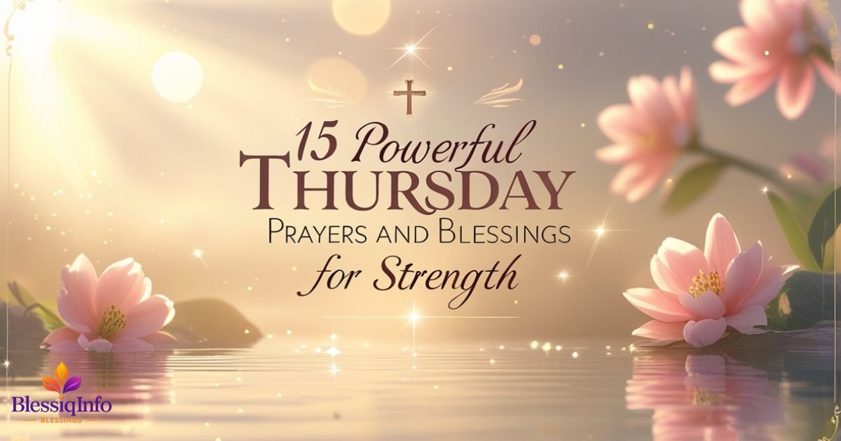 15 Powerful Thursday Prayers and Blessings for Strength